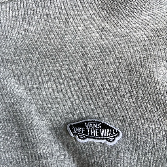 Vans Gray Oversized Zip Hoodie - Picture 2 of 4